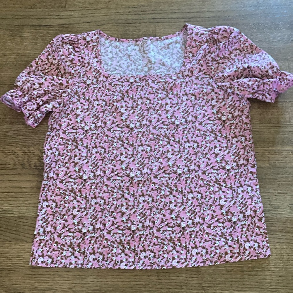 Floral Pink Women's Top